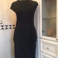 Abito tubino nero Benetton taglia S