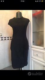 Abito tubino nero Benetton taglia S