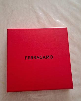 Ferragamo bandeau foulard in seta nuovo con scatol
