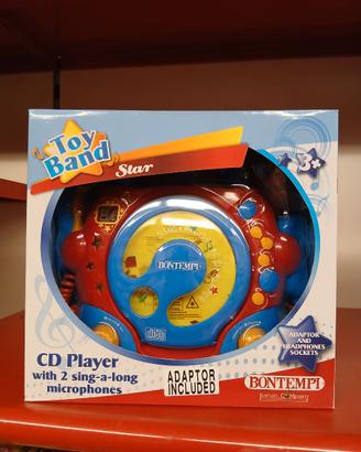 Bontempi Toy Band Star Lettore CD con 2 microfoni 