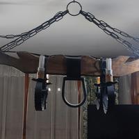 Lampadario arte povera
