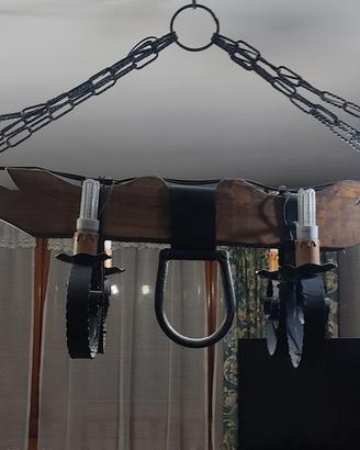 Lampadario arte povera