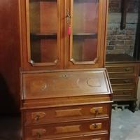 libreria d'epoca in legno 