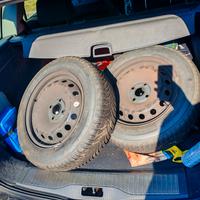 coppia di gomme nuove per fiat punto con cerchi