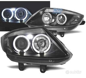 FARI BMW Z4 E85 03-09 OCCHI ANGELICI FONDO NERO LE