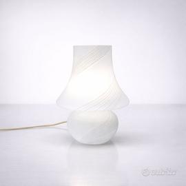 Lampada da Tavolo “Fungo” in Vetro di Murano