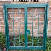 griglia finestra in acciaio 1 x 1.20