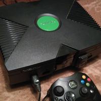 Xbox prima serie modificato + giochi