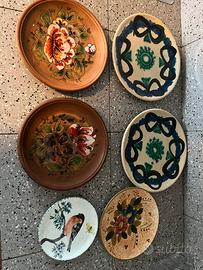 LOTTO PIATTI DIPINTI A MANO