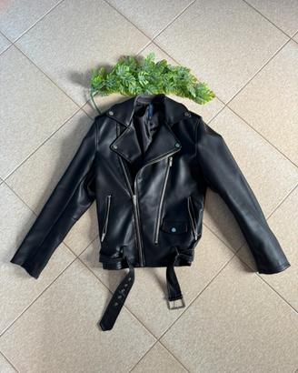 Giubbotto Biker Zara Man - Nero - Taglia S