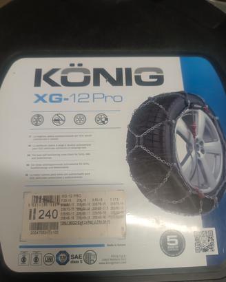  catene da neve XG 12 PRO serie 240