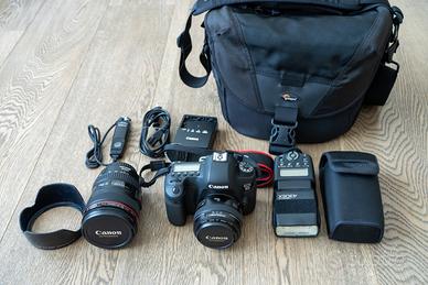 Kit Canon EOS 6D Full Frame + 24-105L + 50mm f/1.4