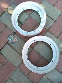 2 cerchio bianco vespa 50 special px 125 nos cerch