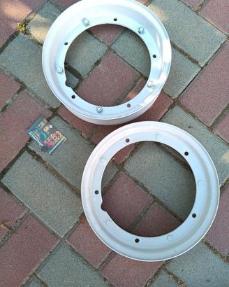 2 cerchio bianco vespa 50 special px 125 nos cerch