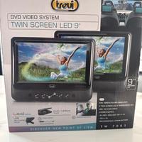 Trevi siatema video dvd doppio schermo 9”