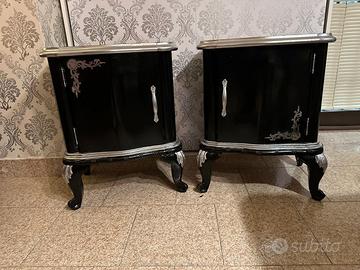 Coppia di comodini chippendale