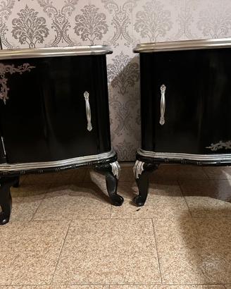 Coppia di comodini chippendale