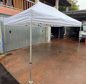 Gazebo professionale 4,5 x 3 m con pareti laterali