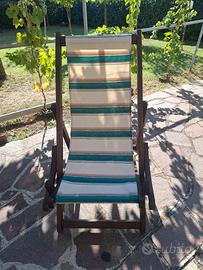 sdraio mare e giardino anni 50 