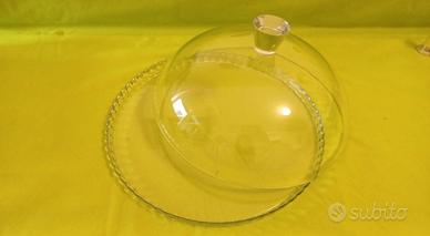 Vassoio con campana vetro cm.32 €.10