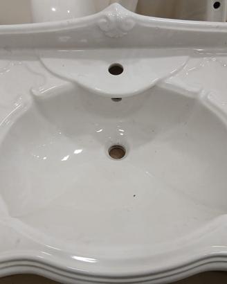 Lavabo azzurra ceramica Victorian Style