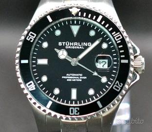 Orologio STUHRLING Faccia Nera completo