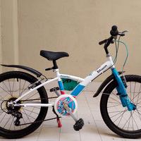 Bicicletta bimbo 20" b-twin con marce 