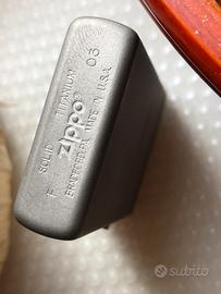 10. Zippo 110 solid titanium