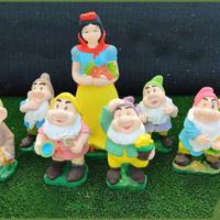 Biancaneve e 7 Nani h. cm. 50 e h. cm. 30