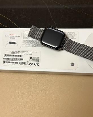 Apple watch 7 GPS + Cellular cassa 41mm in Acciao