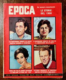 FAUSTO COPPI SORAYA Rivista Epoca 1960 Magazine
