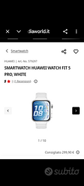 SMARTWATCH HUAWEI WATCH FIT 5 PRO,WHIT