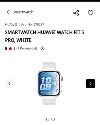SMARTWATCH HUAWEI WATCH FIT 5 PRO,WHIT