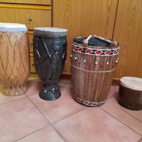Tamburi africani set quattro modelli 