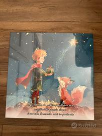 Tela 30x30 cm del piccolo principe con volpe