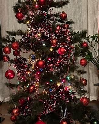 Albero di Natale finto 180 cm.