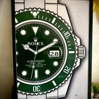 Stampa poster rolex omega orologio