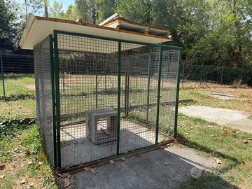 gabbie box per cani /animali in ferro con tetto co