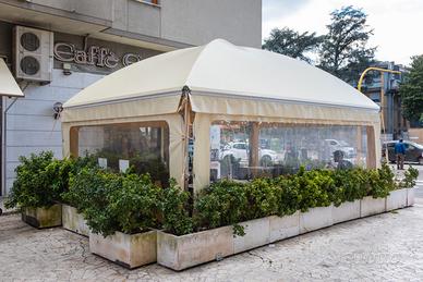 gazebo con chiusura