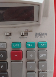 Calcolatrice Scrivente Sigma TRS 2012