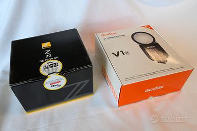 Nikon Z30 e Flash Godox V1N