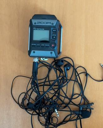 Zoom F1-LP Field Recorder + Microfono Lavalier