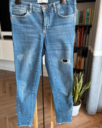 Jeans Zara con perline