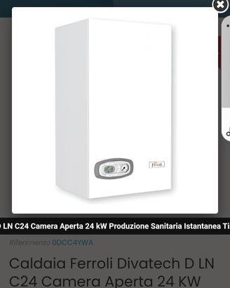 caldaia ferroli divatech c24/c32 kw