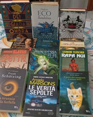 Tantissimi libri di vario genere