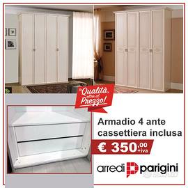 Armadio 4 ante battenti - PROMO