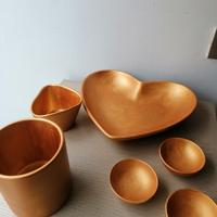 sei pezzi artigianali home decor vasi