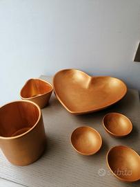 sei pezzi artigianali home decor vasi