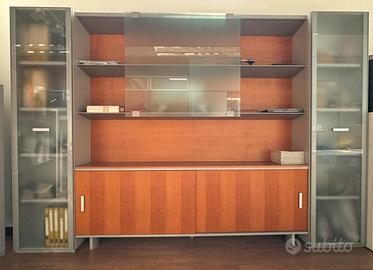 Libreria direzionale  in legno da ufficio