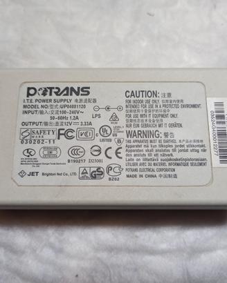 Alimentatore POTRANS 12V 3.33A – Originale